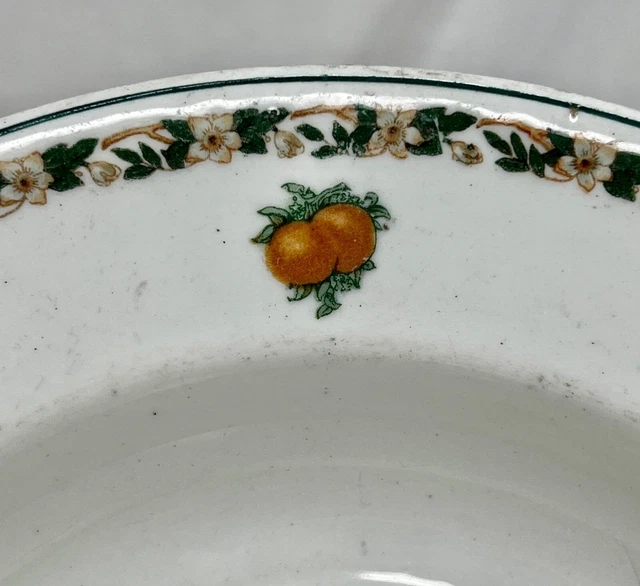 Southern Pacific Railroad Lines Railroad China Rimmed Soup Bowl - 90814 3