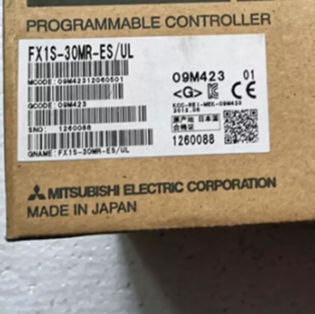 MITSUBISHI FX1S-30MR-ES/UL FX1S30MRES/UL Programmable Controller NEW