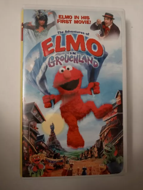 JIM HENSON THE Adventures of Elmo in Grouchland VHS 1999 Vintage Video ...