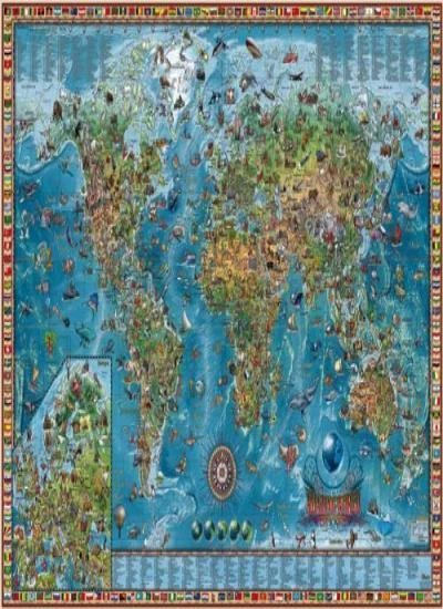 WORLD MAP (FUN to Learn Wall Chart Pack)- £82.76 - PicClick UK