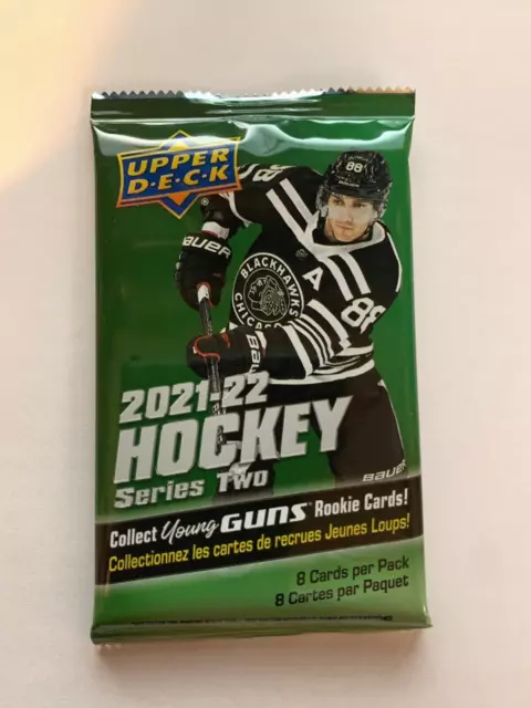 2021-22 Upper Deck Hockey Series Two-One 8 Card Blaster Box Pack-Young Guns!!