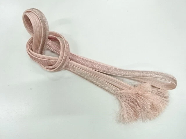 6140767: Japanese Kimono / Vintage Hand-Tied Obijime Cord