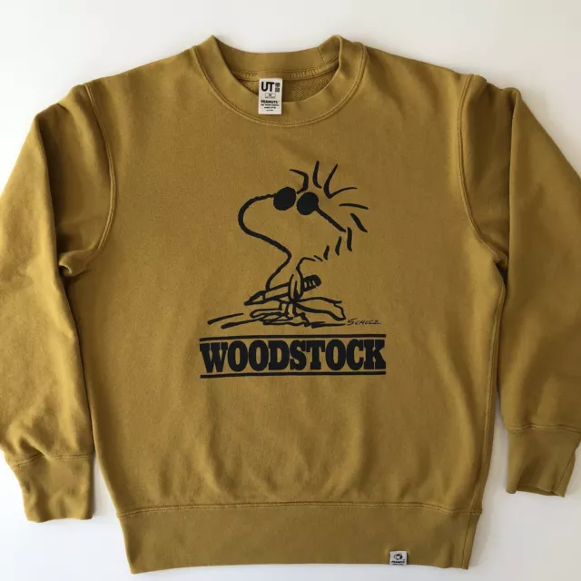 Uniqlo Woodstock Peanuts Snoopy Sweatshirt  XS UT Long Sleeve RARE