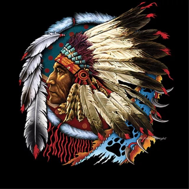 Indianer T-Shirt Dreamcatcher Native American Indian Chief USA Western *3067