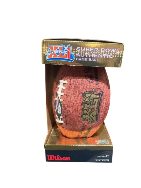NFL Authentic Wilson The Duke Game Football Super Bowl XLI Bears Colts Brand new