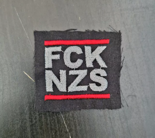 I Hate you Nazi Scum Patch / Aufnäher NEU Punk Gegen Nazis FCK NZS FCK AFD
