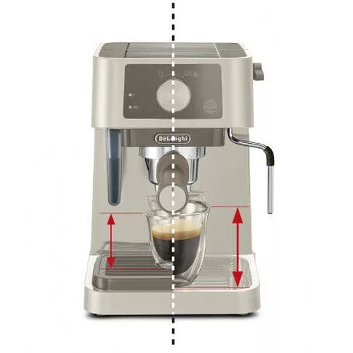 Longhi EC235.CR Estiloso Máquina Caffe Espresso Con Cafetera para Capuchino