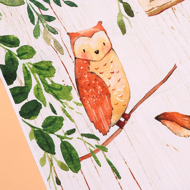 Toile De Fond Anniversaire Personnalisable Dessin Animé Animaux Gâteau