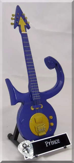 PRINCE Miniature Mini Guitar Replica w/ Guitar Pick