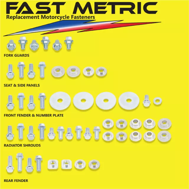Suzuki RMZ 450 Plastics & Body Bolt Kits-EVERY Fastener you'll need-GUARANTEED!