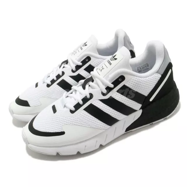 adidas Originals ZX 1K BOOST White Black Silver Men Unisex Casual Shoes FX6510
