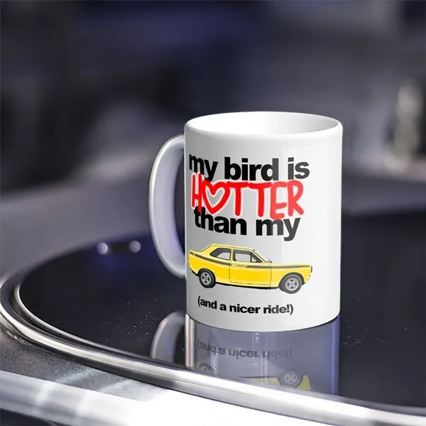 Large Mug - Mk1 Ford Escort RS Mexico Valentines gift for him and her rally f...