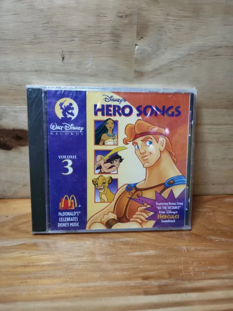 Disney's Hero Songs Volume 3 (McDonalds CD, 1996) Lion King Hercules Sealed NEW