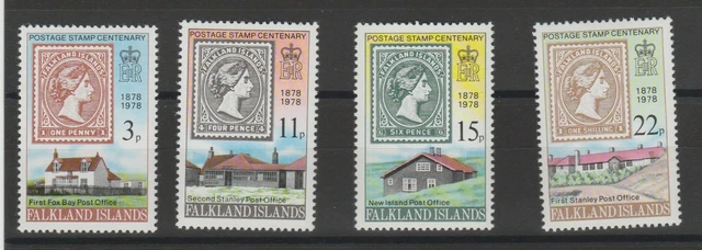 Falkland Islands 1978 Hundertjährige Stempel 4V MNH MF78871