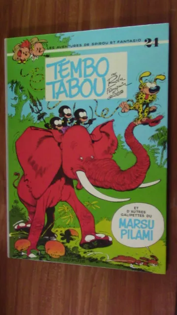 Spirou Fantasio 24 Franquin Dos Rond 1975  Dupuis Quasi Neuf