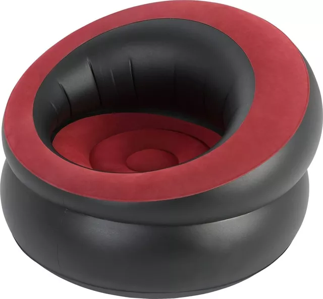 Inflatable Chair Lounger Sofa Camping Bedroom Travel Gaming Blow Up Air Seat