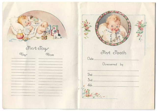 1930 Life & Casualty Insurance Co. "My Baby Book" Promotional - Brown & Bigelow 3