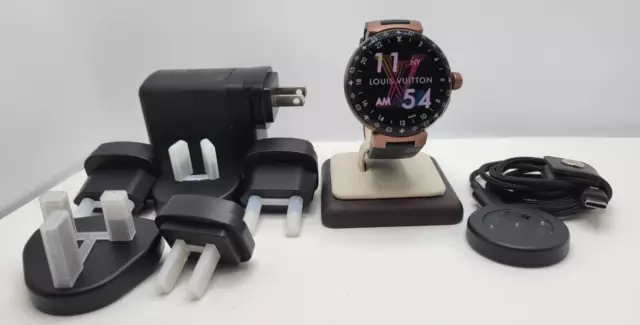 LOUIS VUITTON Monogram Tambour Horizon V2 Watches Smart Watch QA050 LV Auth  2884 Black White Metal ref.431993 - Joli Closet