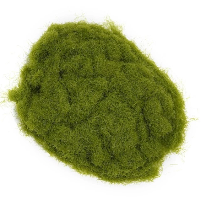 Grass Powder Nylon Artificial Grass Model Railway Lawn Green Scenery 30g 3mm