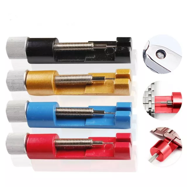 Metal Pin Adjuster Watch Band Strap Bracelet Link Pins Remover Repair Tools Kit