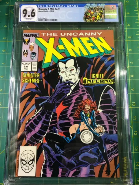 Uncanny X-Men #239 CGC 9.6 1st Mr. Sinister Cover 1989