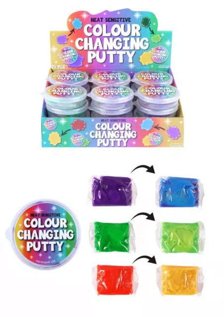 Colour Changing Putty Heat Sensitive Slime Kids Pocket Money Toy Stocking SMALL