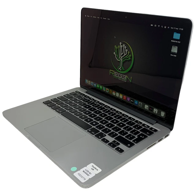 *5779 Apple MacBook Pro Ricondizionato 13” Retina 8Gb Ram 128Gb SSD Core i5 2015