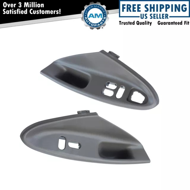 Power Window Door Lock Switch Bezel Pair LH & RH Sides for Ford Mustang Coupe