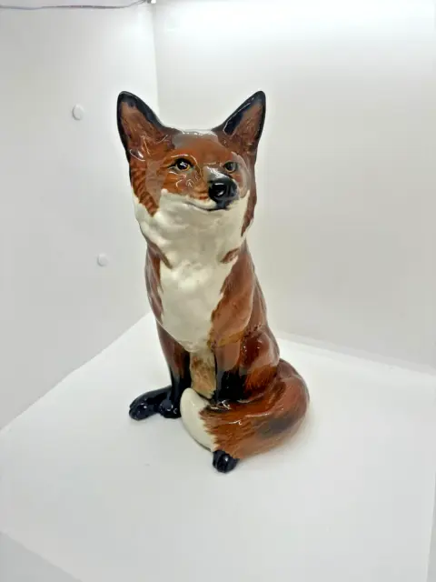 Beswick England Fireside Fox Collectables Model No. 2348 Rare 12 inch