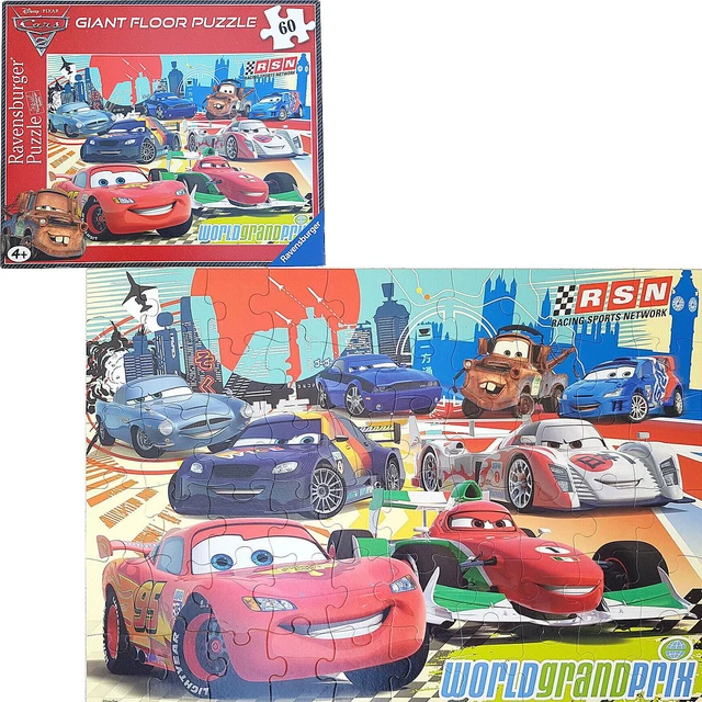 DISNEY PIXAR CARS 2 Giant Floor Jigsaw Puzzle 60 Piece Kids