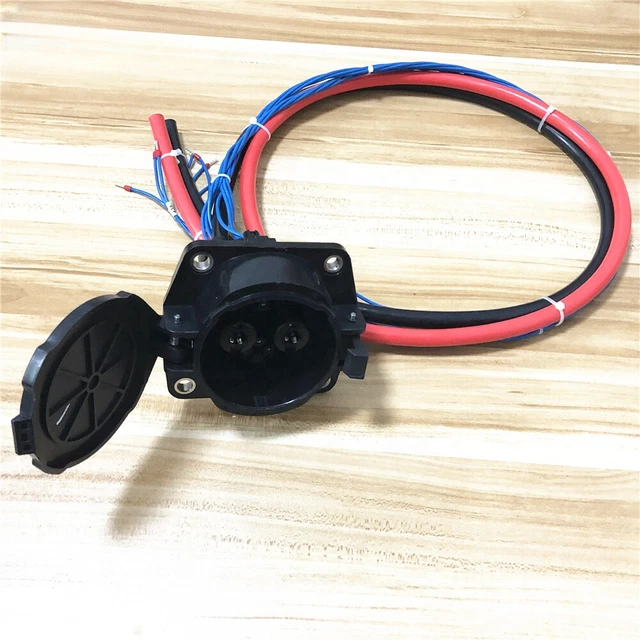 EV CHARGING FAST Charger Connector with Inlet Socket 125A 62.5KW DC EUR ...