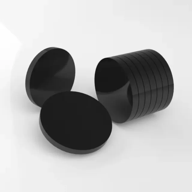 10 x BLACK plastic disc acrylic circles all sizes Perspex thickness 3mm or 5mm