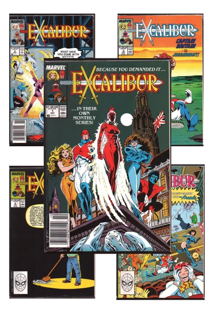 Excalibur #1-10 VF/NM 9.0+ 1987-1989 Marvel Comics Back Issues X-Men spinoff