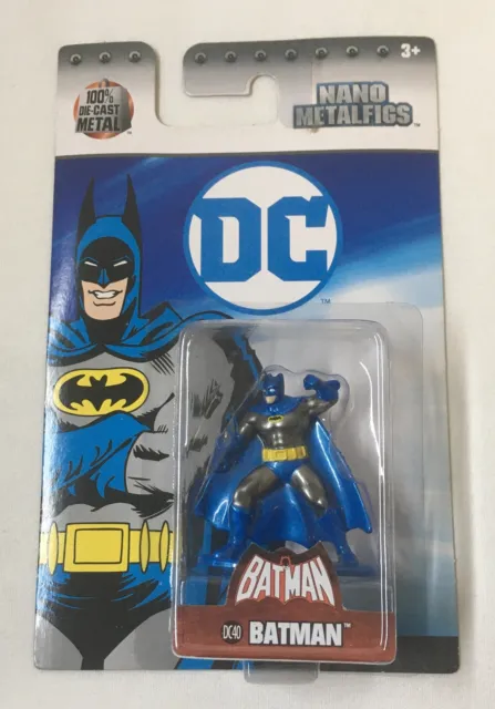 2017 Jada Toys DC Comics Nano Metalfigs ~ BATMAN DC40