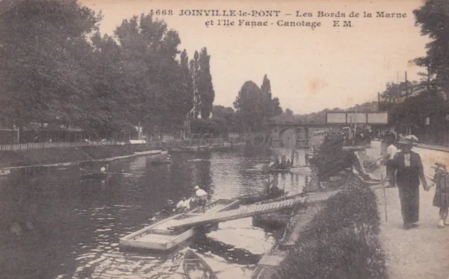 FRANCE - Joinville le Pont - Canotage - Les Bords de la Marne et l'Ile Fanac
