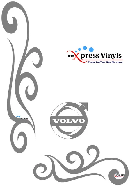 VOLVO FH CAB window decals x 2. Volvo FH truck cab window stickers. £10