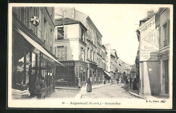 CPA Argenteuil, Grande-Rue