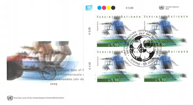 Envelope FDC United Nations Postal International Year Of Sport 2005 n10