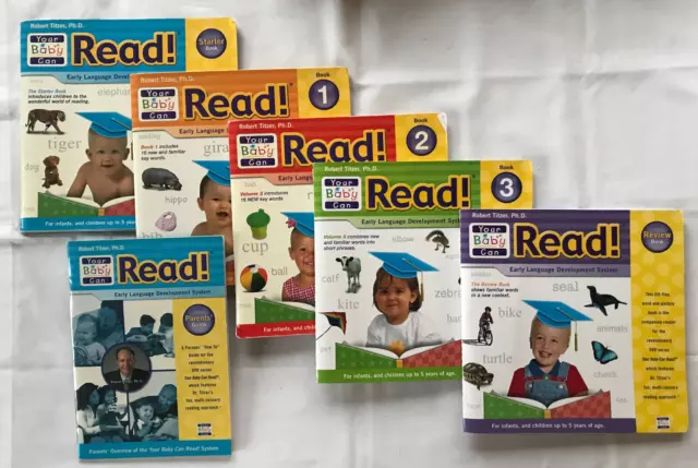 Your Baby Can Read! Early Language Development System Lift Flap, 6 BOOKS ONLY