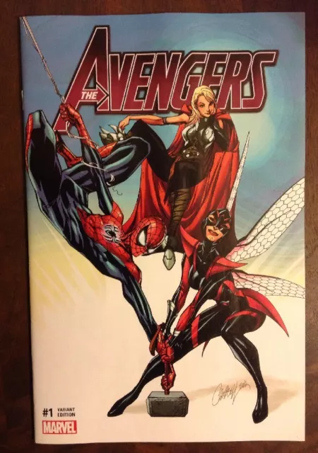 Avengers #1 J Scott Campbell Comicxposure Variant Nm/Nm+