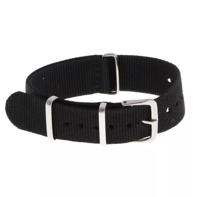 18mm / 20 / 22mm Armbanduhr Nylon Sport Ersatz Durch Edelstahl Dornschließe