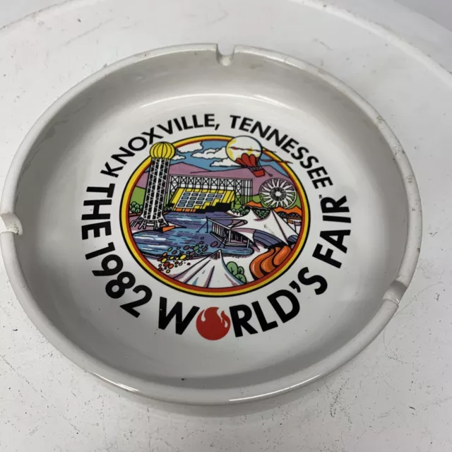 Vintage 1982 Worlds Fair  Ashtray  Knoxville Tennessee