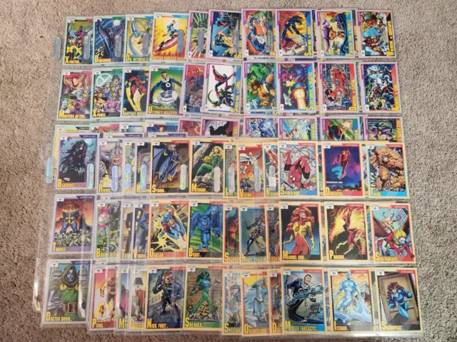 1991 Marvel Universe Series 2 Impel Trading Cards COMPLETE SET #1-162  NM-Mint+