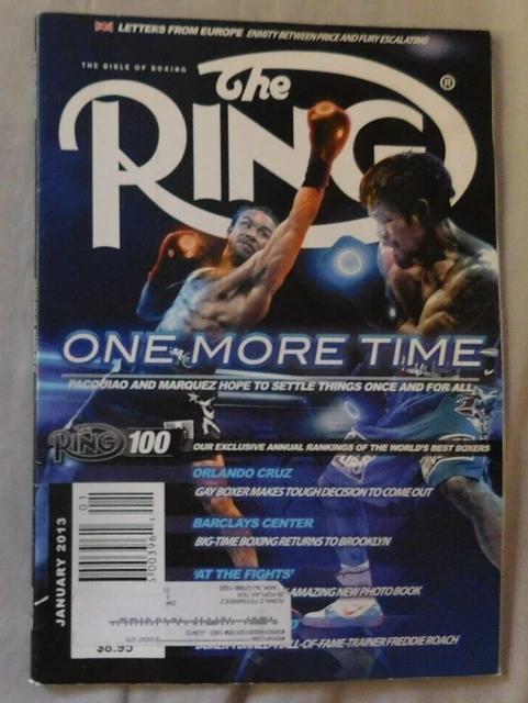 Manny Pacquiao vs. Juan Manuel Marquez January 2013 THE RING Boxing Magazine EX