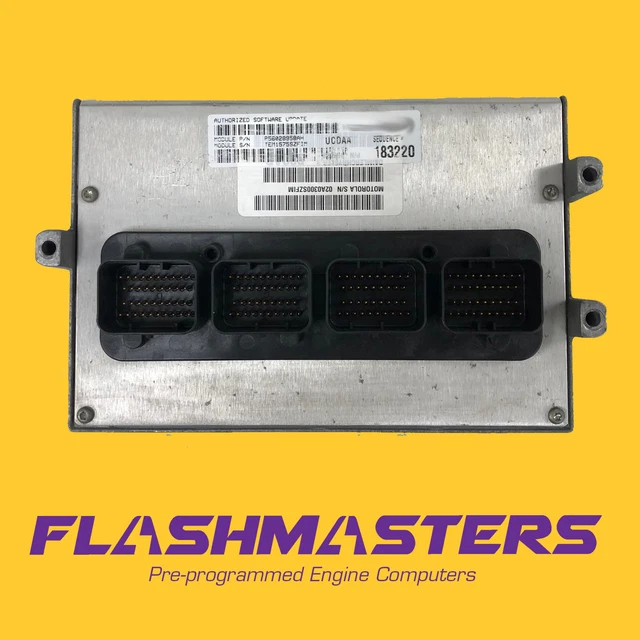 99 Dodge Ram Van 5.9 ECU ECM PCM Engine Computer Control 56040143AH 143 Prog 771