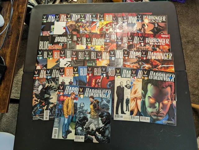 Valiant Comics 2012 77-book lot, full runs, 1st print, Harbinger Bloodshot +more