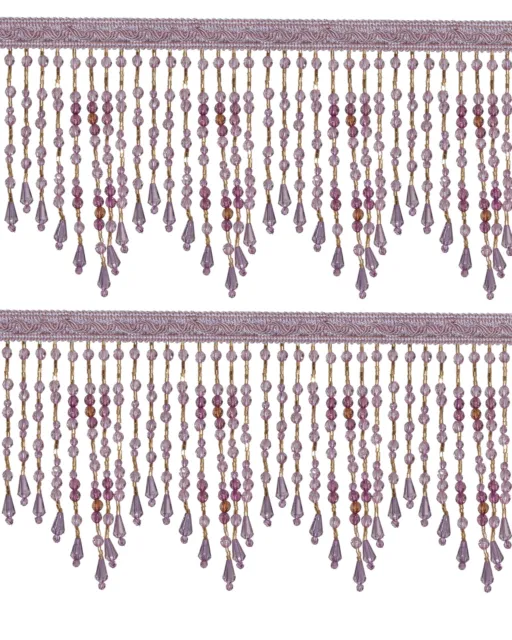 Fringe Beading - Amethyst 135mm Price is for 5 metres