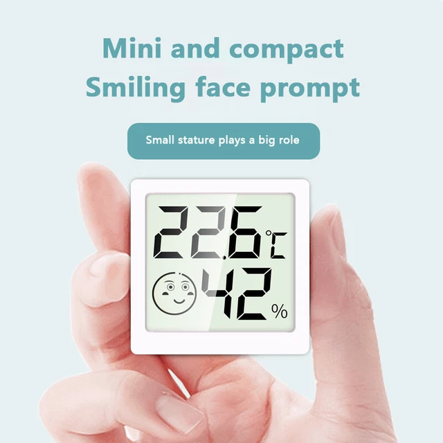 1Pc LCD Electronic Digital Temperature Humidity Meter Thermometer Hygrometer Wa