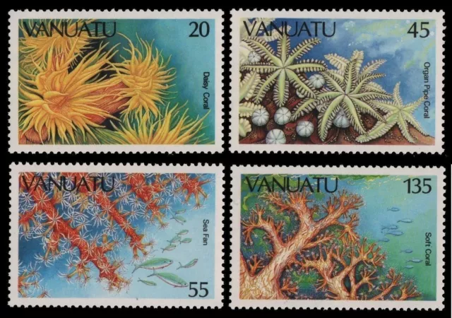 Vanuatu 1986 - Mi-Nr. 732-735 ** - MNH - Korallen / Corals