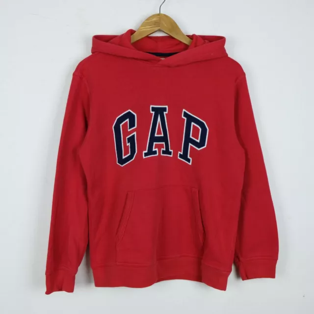 Felpa Gap Kids Bambino Taglia XXL Rosso Logo Comodo Casual Maniche Lunghe